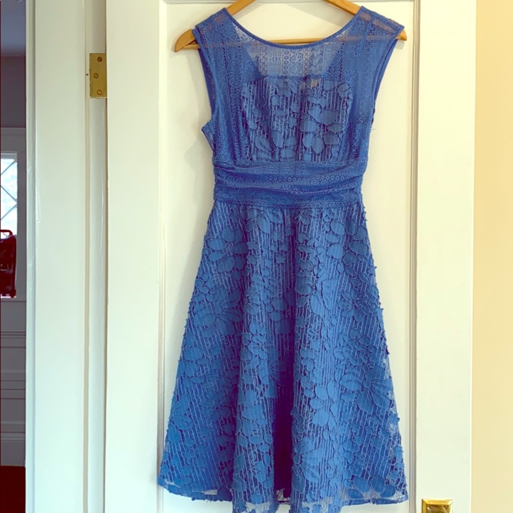 Beautiful blue dress bought at Anthroplogy size 4